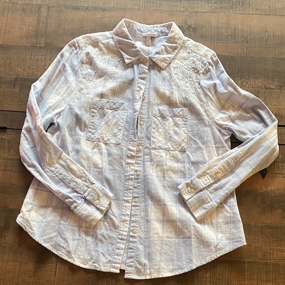 Shyanne Light Blue Button Down Shirt